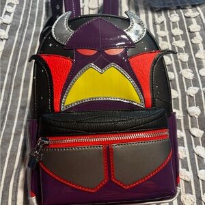 Purple and Red Men's Backpack